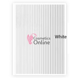 Stickere 3D Negre  pentru unghii - Dadakeren CB-091 Alb French